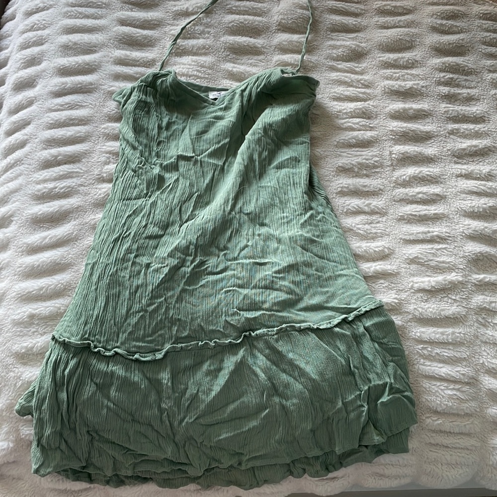 Hollister sage green dress size XXS